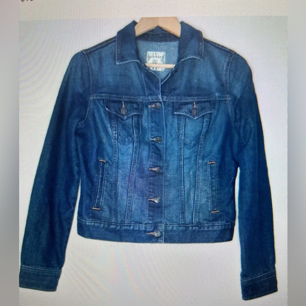 Old Navy Stretch Denim Jean Jacket Size Medium